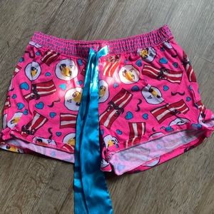 Justice- Bacon & Eggs Pajama shorts- SIZE US S - kids 12